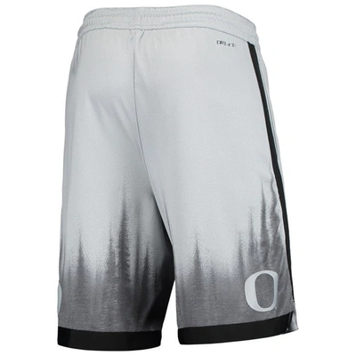 Shop Nike Gray/black Oregon Ducks Limited Performance Basketball Shorts