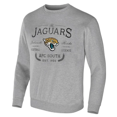 Shop Nfl X Darius Rucker Collection By Fanatics Heather Gray Jacksonville Jaguars Pullover Sweatshirt