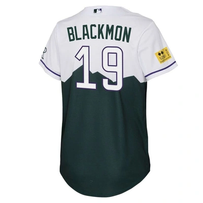 Shop Nike Youth  Charlie Blackmon Green Colorado Rockies City Connect Replica Player Jersey