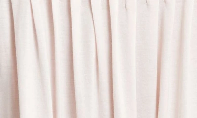 Shop Hanro Juliet Pleat Neck Cotton Nightgown In Pink Mauve