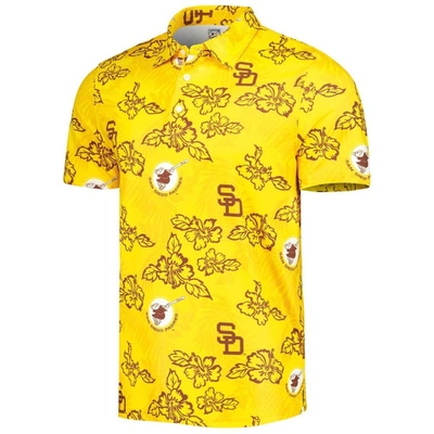 Shop Reyn Spooner Gold San Diego Padres Cooperstown Collection Puamana Print Polo