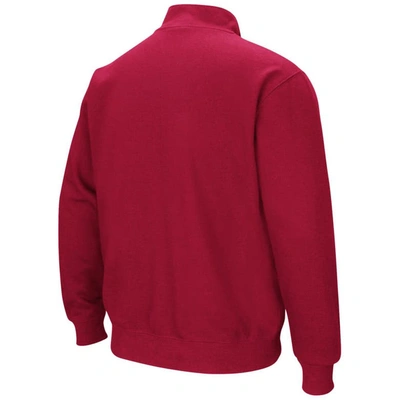 Shop Colosseum Crimson Harvard Crimson Tortugas Team Logo Quarter-zip Jacket