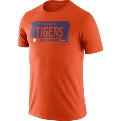Shop Nike Orange Clemson Tigers Plate T-shirt