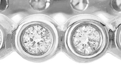Sethi Couture Mini Bezel Diamond Band Ring In 18k Wg