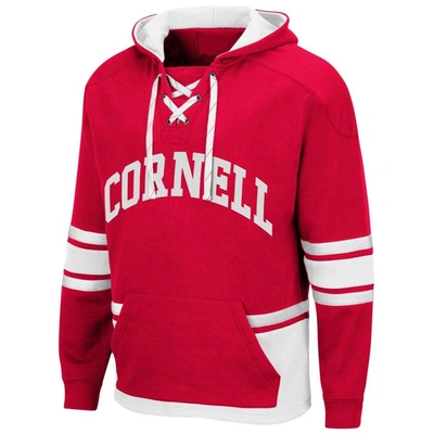 Shop Colosseum Red Cornell Big Red Lace Up 3.0 Pullover Hoodie
