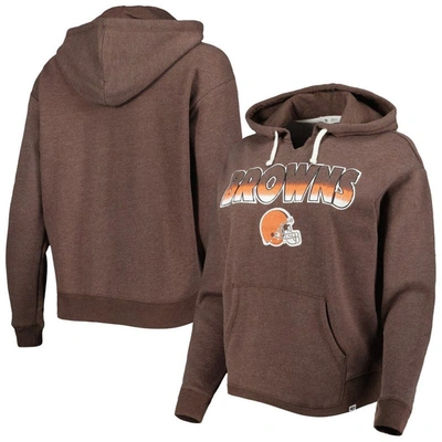 Shop 47 ' Brown Cleveland Browns Color Rise Kennedy Pullover Hoodie