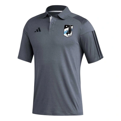 Shop Adidas Originals Adidas Gray Minnesota United Fc 2023 On-field Training Polo