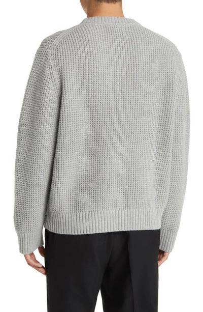 Shop Wax London Wilde Waffle Knit Sweater In Grey