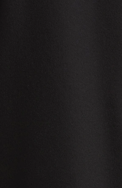 Shop Mackintosh Didsbury Water Repellent Longline Wool Coat In Black