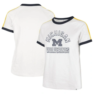 Shop 47 ' White Michigan Wolverines Sweet Heat Peyton T-shirt