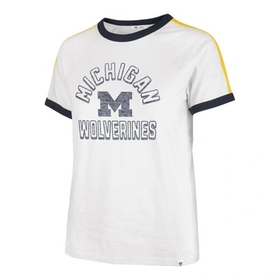 Shop 47 ' White Michigan Wolverines Sweet Heat Peyton T-shirt
