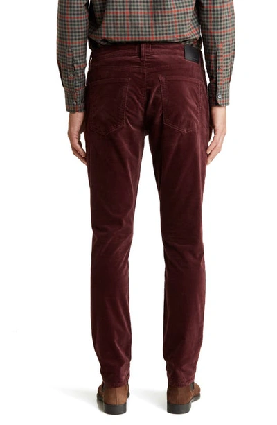 Shop Citizens Of Humanity London Tapered Slim Fit Velveteen Pants In Barolo