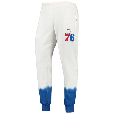 Shop Fisll Fissl Oatmeal Philadelphia 76ers Double Dribble Tie-dye Fleece Jogger Pants