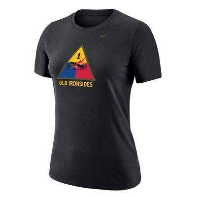 Shop Nike Black Army Black Knights 1st Armored Division Old Ironsides Operation Torch T-shirt