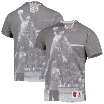 Shop Mitchell & Ness Nate Robinson Heather Gray New York Knicks Above The Rim T-shirt