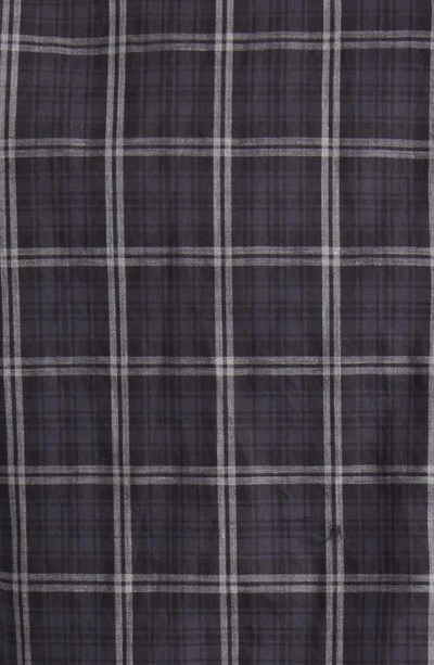 Shop Billy Reid Tuscumbia Check Button-down Shirt In Black/ Grey