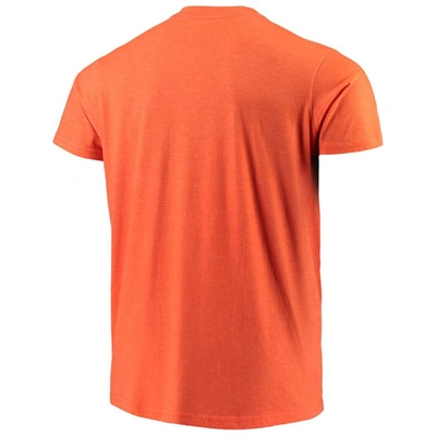 Shop Retro Brand Original  Orange Clemson Tigers Big & Tall Mock Twist T-shirt