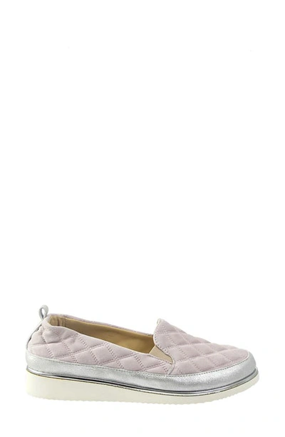 Shop Ron White Nellaya Quilted Slip-on Platform Sneaker In Lilac
