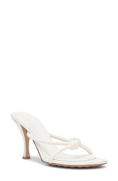 Shop Bottega Veneta Blink Slide Sandal In White