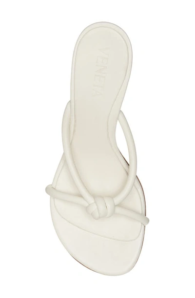 Shop Bottega Veneta Blink Slide Sandal In White