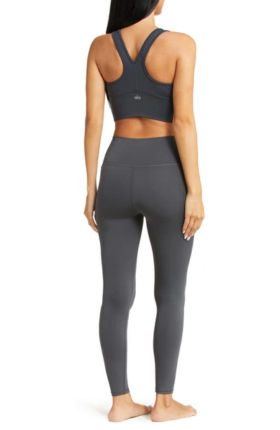 Shop Alo Yoga Alo Airlift High Waist 7/8 Leggings In Anthracite