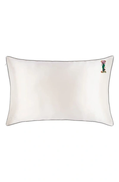 Shop Slip Embroidered Pure Silk Queen Pillowcase In I