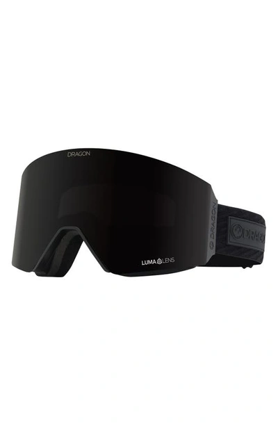 Shop Dragon Rvx Magnetics Otg Bonus 76mm Snow Goggles In Reused Ll Dark Smoke Amber