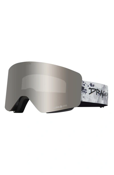 Shop Dragon R1 Otg 63mm Snow Goggles With Bonus Lens In Bushido Ll Silver Ion Trose