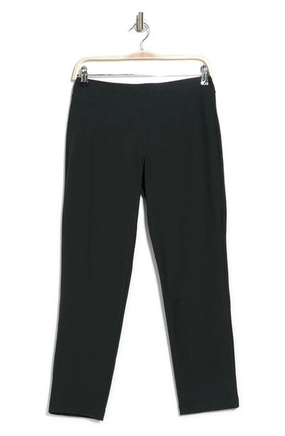 Shop Eileen Fisher Stretch Crepe Slim Crop Pants In Ivy