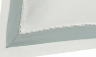 Matouk Ambrose 600 Thread Count Egyptian Cotton Sham In Bone/ Celadon