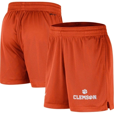 Shop Nike Orange Clemson Tigers Mesh Performance Shorts