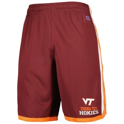 Shop Champion Maroon Virginia Tech Hokies Basketball Shorts