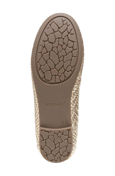 Vionic Anita Flat In Gold