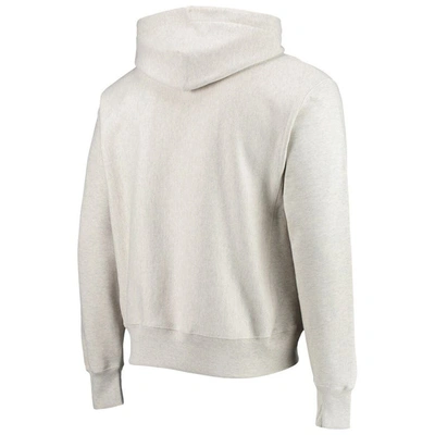 Champion Heathered Oatmeal Cincinnati Bearcats Cincy Arch Pullover Hoodie In Oatmeal