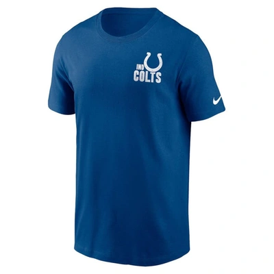 Shop Nike Blue Indianapolis Colts Blitz Essential T-shirt