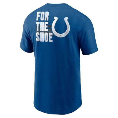 Shop Nike Blue Indianapolis Colts Blitz Essential T-shirt