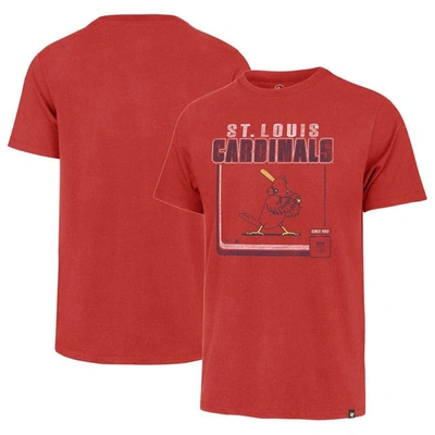 Shop 47 '  Red St. Louis Cardinals Cooperstown Collection Borderline Franklin T-shirt