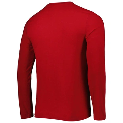 Shop New Era Red Tampa Bay Buccaneers Combine Authentic Home Stadium Long Sleeve T-shirt