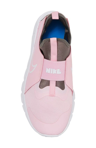 Shop Nike Flex Runner 2 Slip-on Running Shoe In Pink / White/ Pewter/ Blue