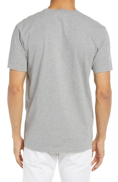 Shop Frame Logo Cotton T-shirt In Gris