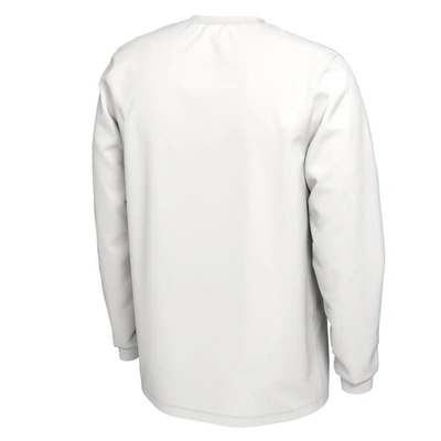 Shop Nike White Texas Longhorns 2023 On Court Bench Long Sleeve T-shirt