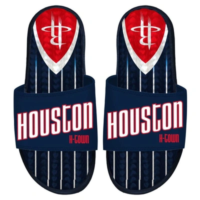 Shop Islide Navy Houston Rockets 2022/23 City Edition Gel Slide Sandals