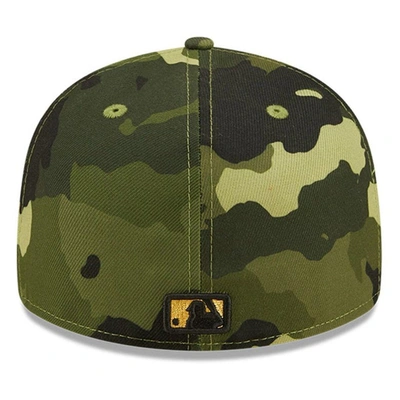Shop New Era Camo Cincinnati Reds 2022 Armed Forces Day On-field Low Profile 59fifty
