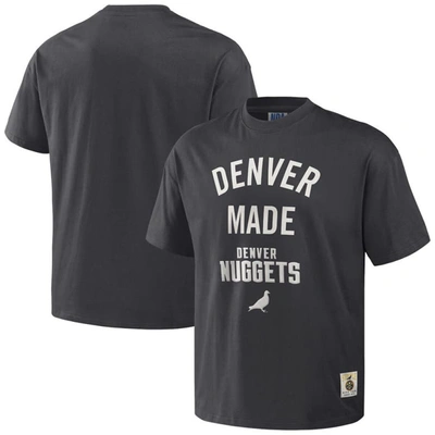 Shop Staple Nba X  Anthracite Denver Nuggets Heavyweight Oversized T-shirt