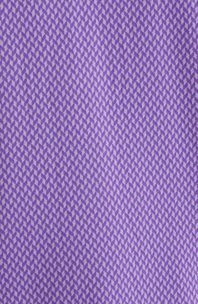 Shop Open Edit Print Pullover Hoodie In Purple Amaranth