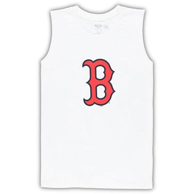 Shop Concepts Sport White/navy Boston Red Sox Plus Size Tank Top & Shorts Sleep Set