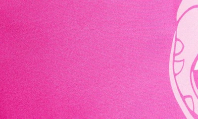 Shop Valentino Print Silk Shorts In Milk/ Pink