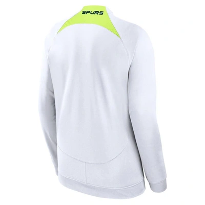 Shop Nike White Tottenham Hotspur Academy Pro Anthem Raglan Performance Full-zip Jacket