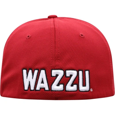 Shop Top Of The World Crimson Washington State Cougars Reflex Logo Flex Hat