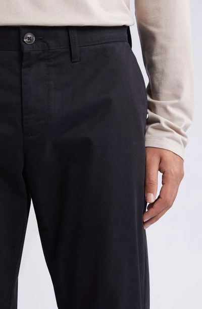 Shop Open Edit Slim Fit Stretch Cotton Chinos In Black